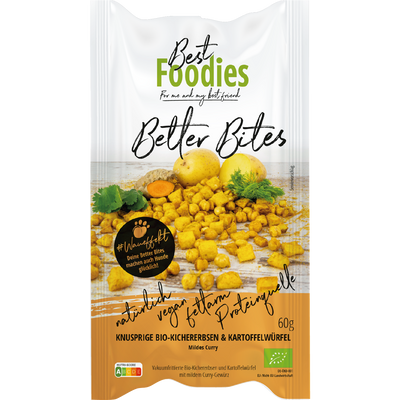 bio gemüse snacks - Better Bites Paket, Hülsenfrüchte & Kartoffelwürfel (6 Beutel)