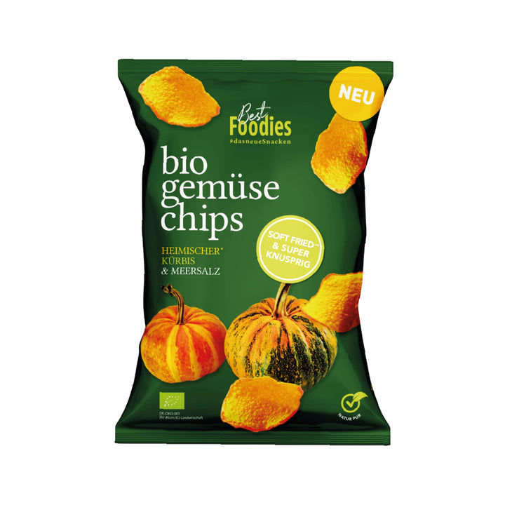 bio gemüse chips - Heimischer Kürbis & Meersalz - LIMITED EDITION