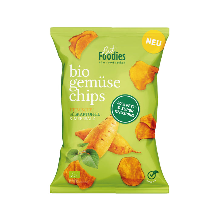 bio gemüse chips - Heimische Süßkartoffel & Meersalz