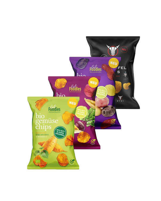 Bio Gemüsechips - 4er Probierpaket