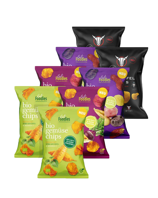 Bio Gemüsechips - 8er Probierpaket