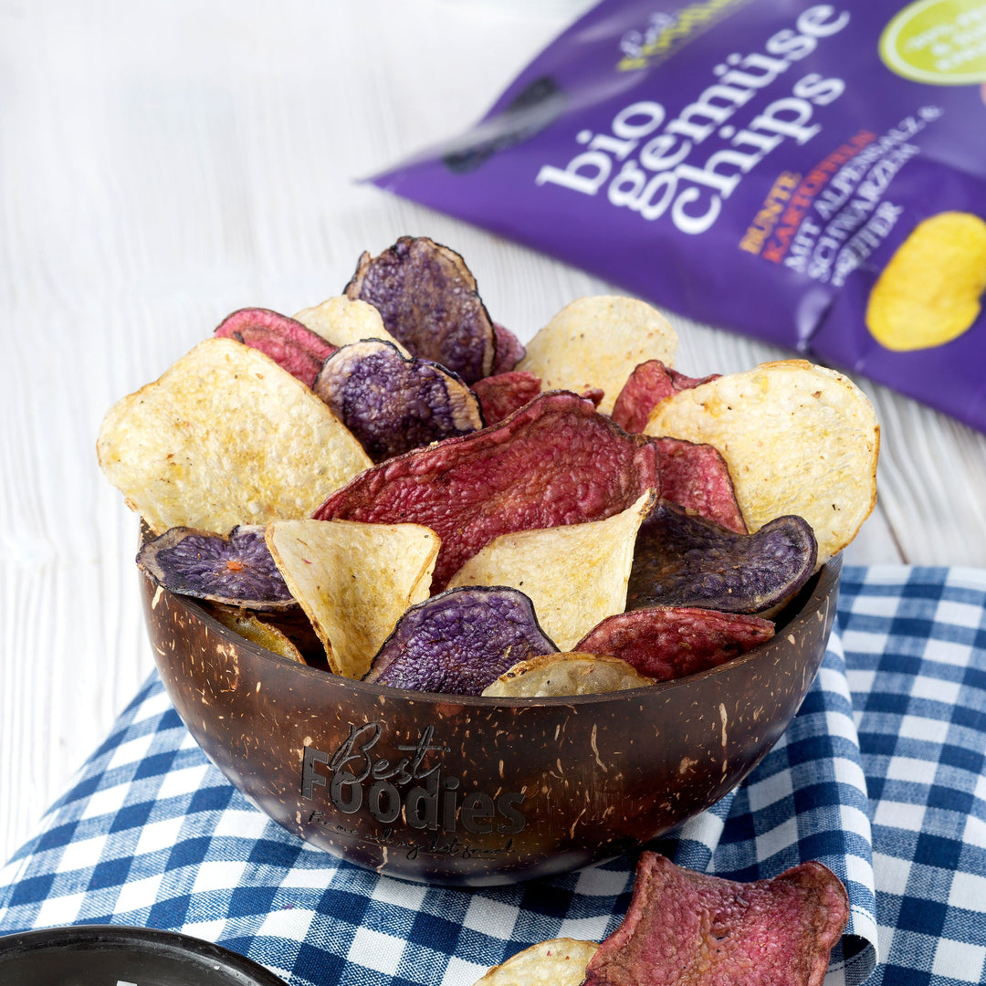 Bio Bunte Kartoffelchips – 3er Vorteilspaket