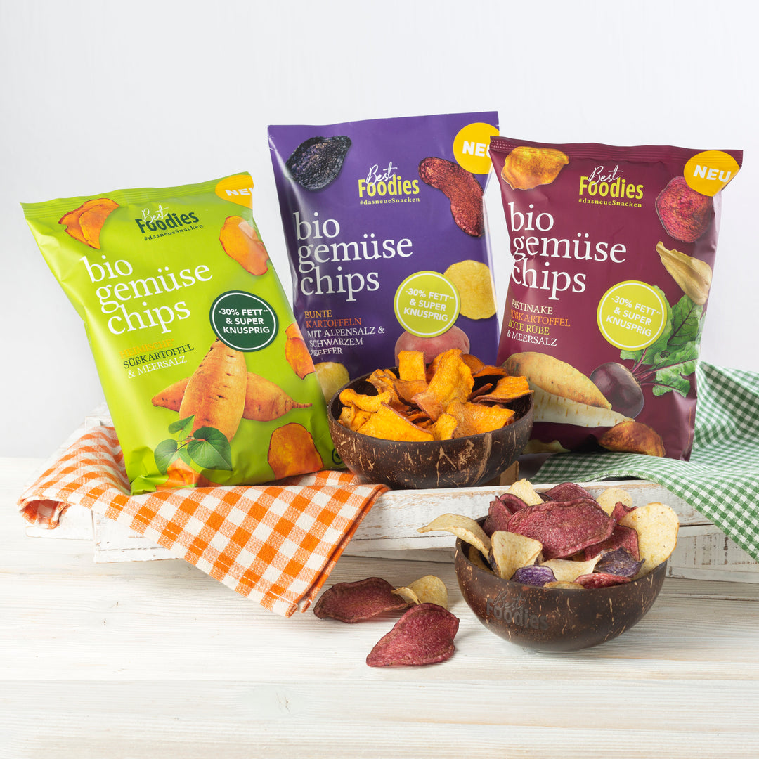 Bio Gemüsechips – 3er Probierpaket