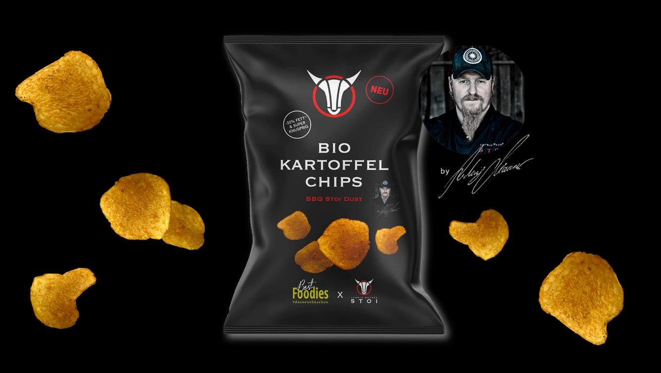 Best Foodies Bio BBQ Kartoffelchips mit Ludwig Maurer