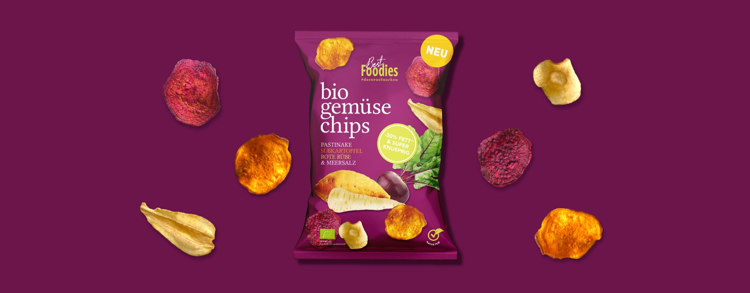 Best Foodies Bio Gemüsechips Gemüsemix 
