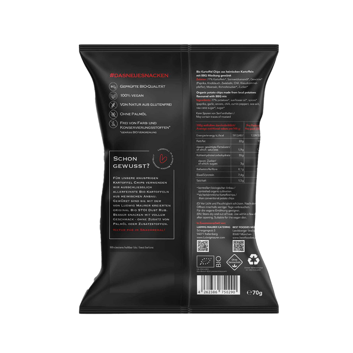 bio kartoffel chips - BBQ by Ludwig Maurer