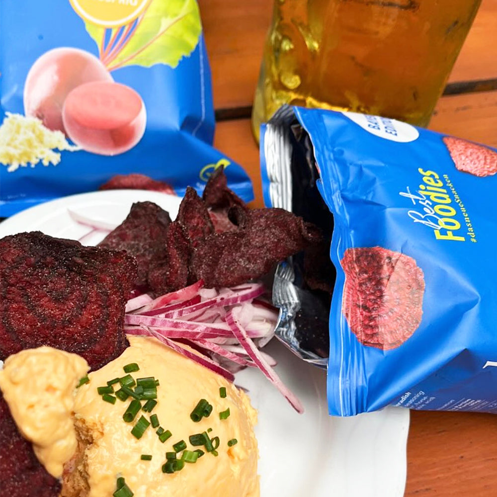 bio gmias chips - Rote Rüben mit Kren, Bayern Edition
