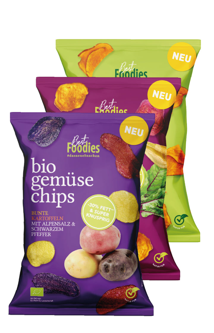 Bio Gemüsechips – 3er Probierpaket