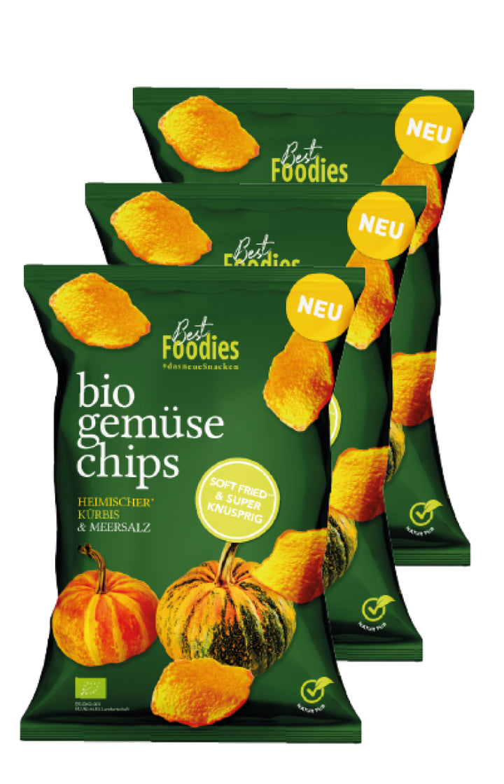 Bio Kürbischips – 3er Vorteilspaket