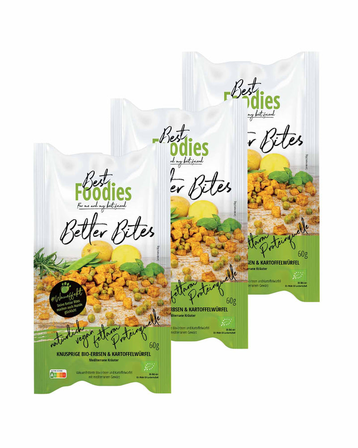Best Foodies Better Bites mit mediterranen Kräutern 3er Vorteilspack
