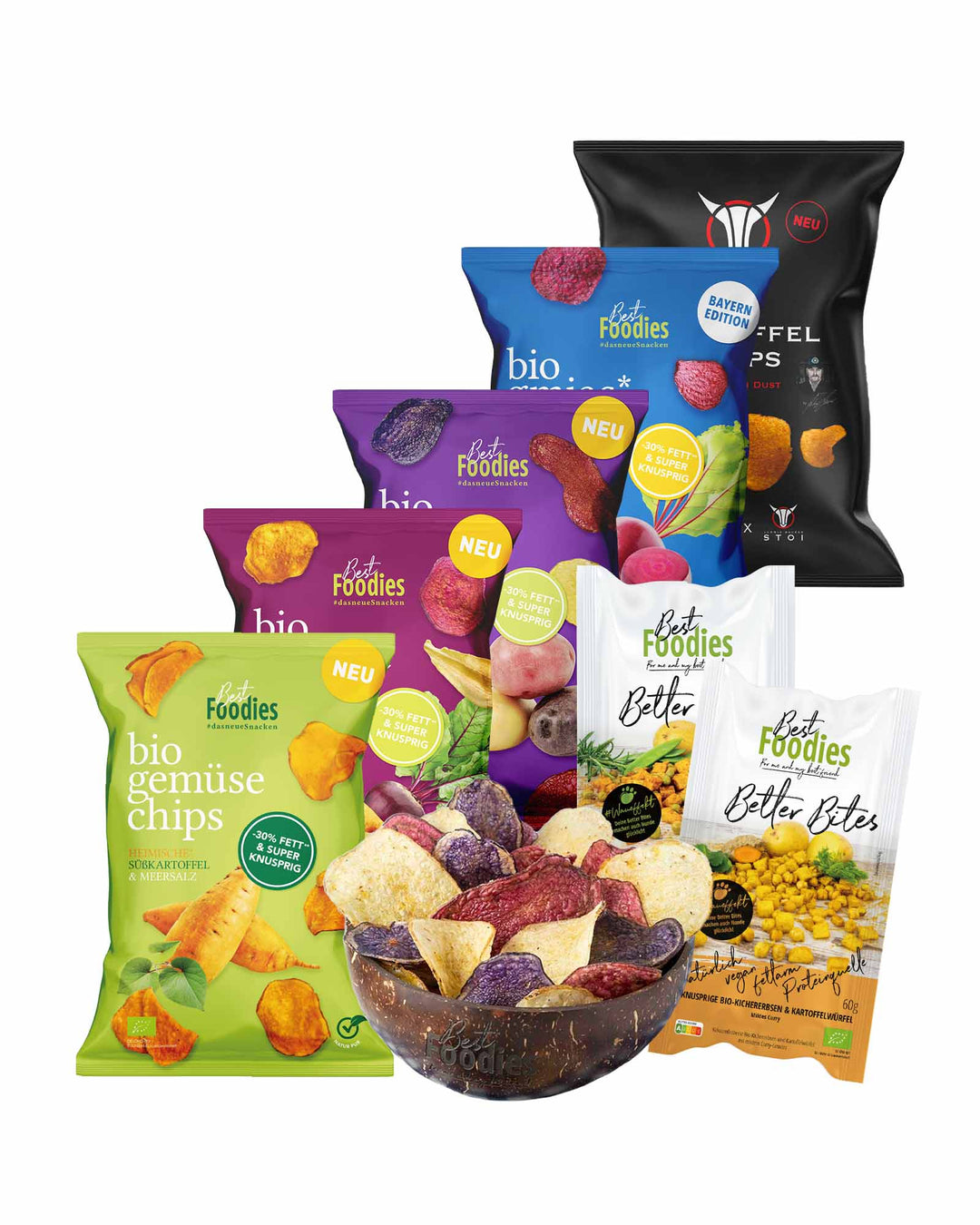 Best Foodies Crazy about Best Foodies Komplettpaket mit Snackschüssel