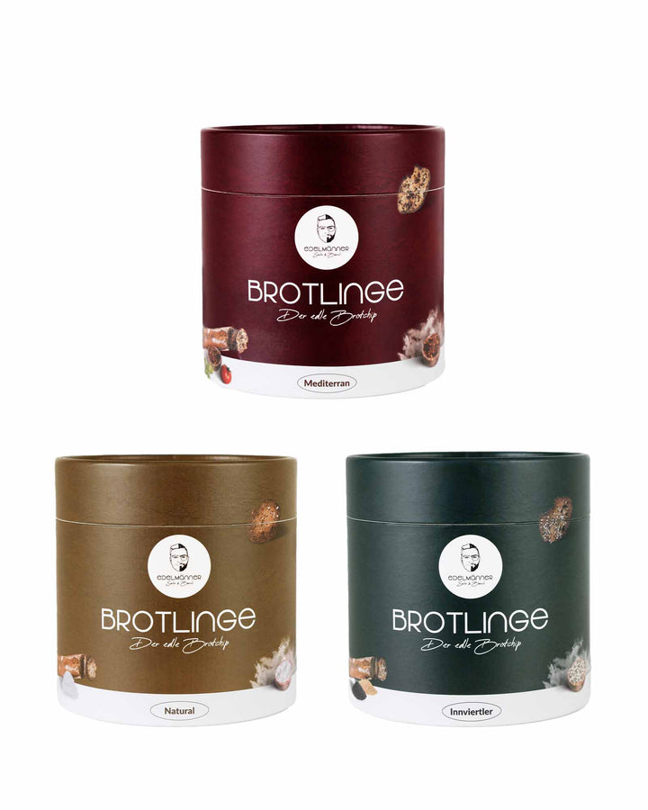 Edelmänner Brotlinge 3er Probierpaket mit drei verschiedenen Sorten