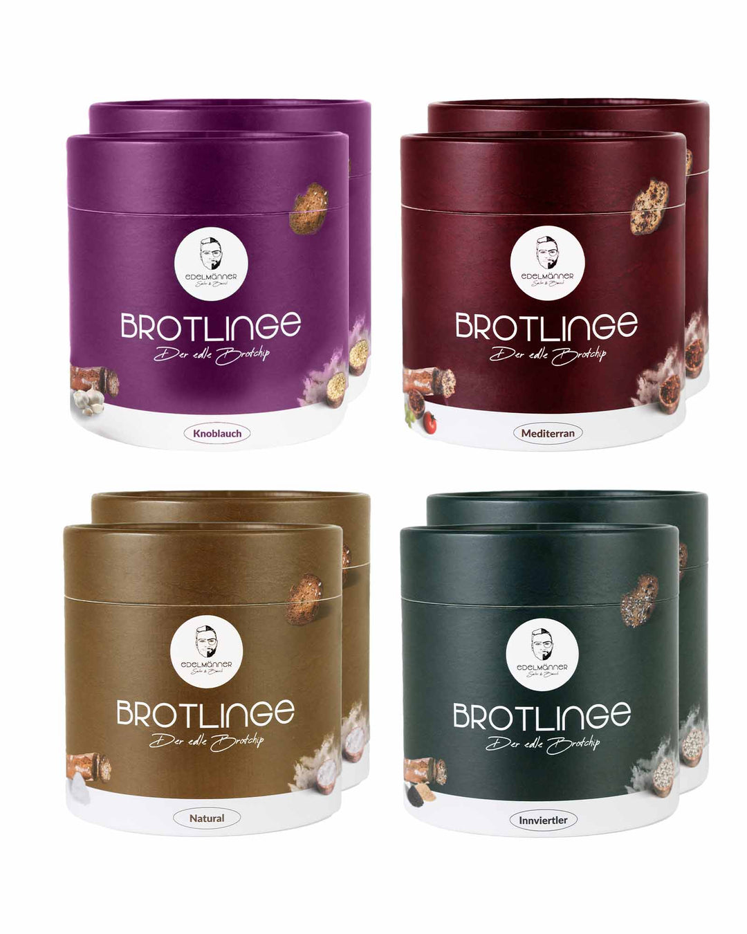Edelmänner Brotlinge 8er Probierpaket mit allen vier Sorten