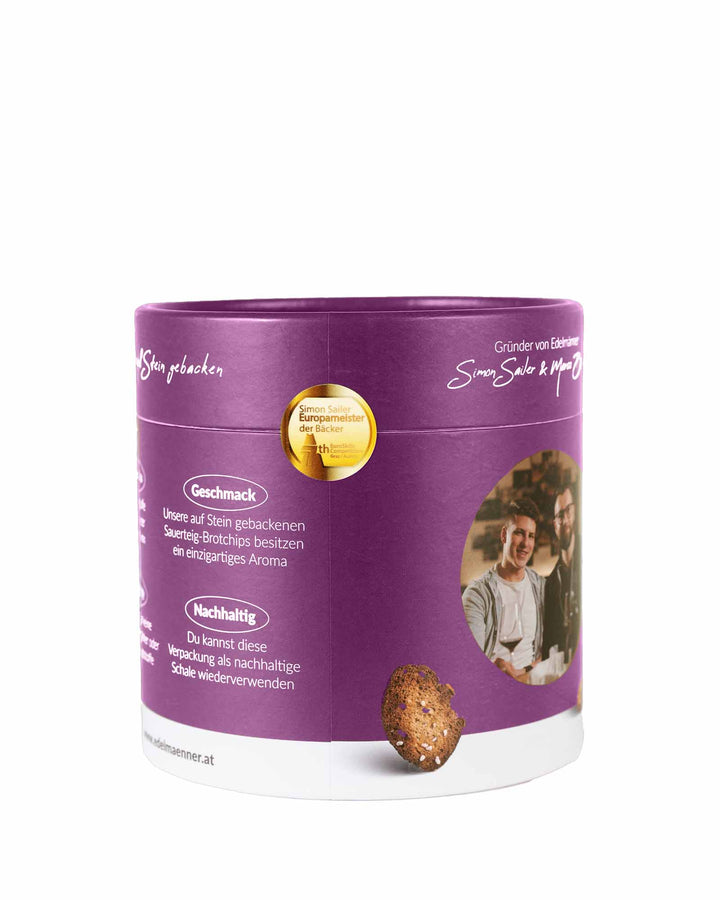 Edelmänner Brotlinge Knoblauch Dose Rückseite