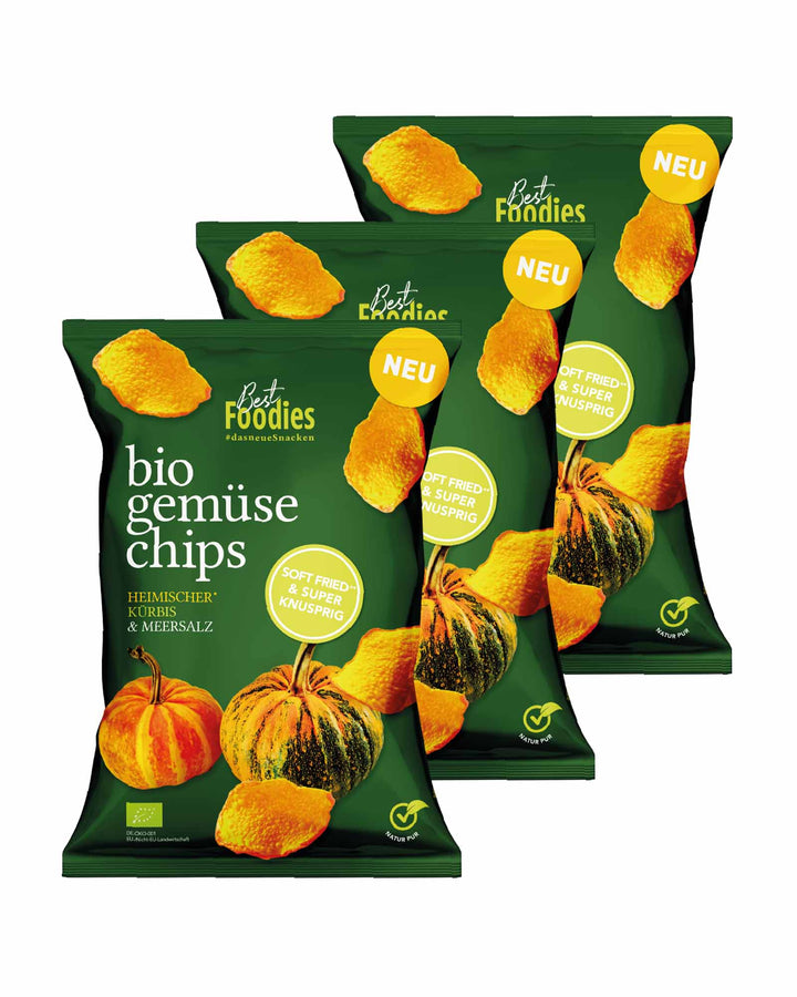Bio Kürbischips – 3er Vorteilspaket